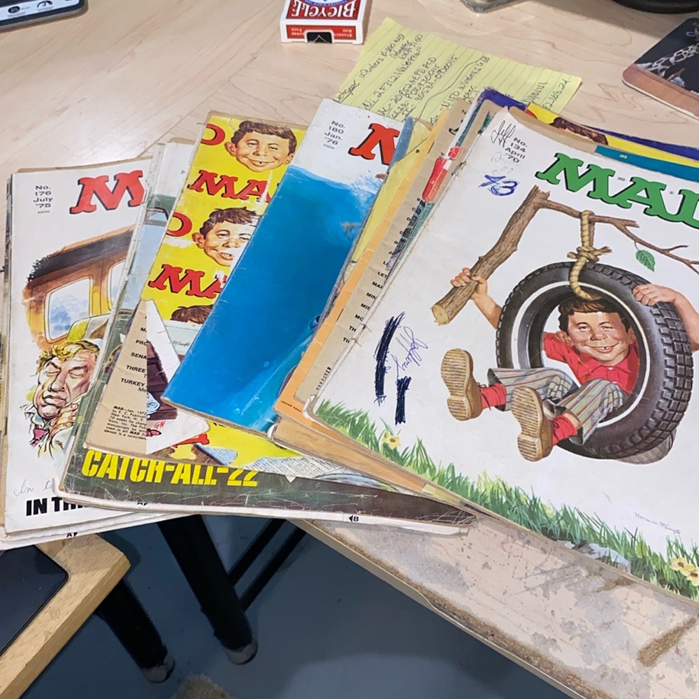 1970 MAD MAGAZINES 16 Issues